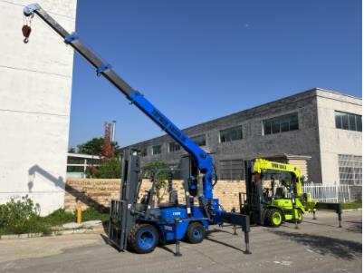 Grue de chariot élévateur au Qatar Forklift Crane In Qatar