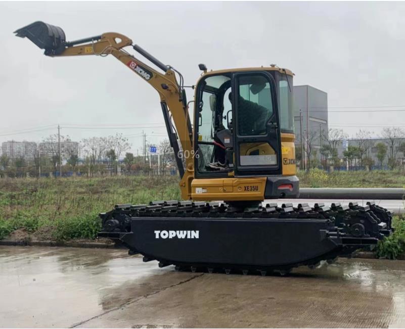 Mini pelle amphibie Amphibious Mini Excavator