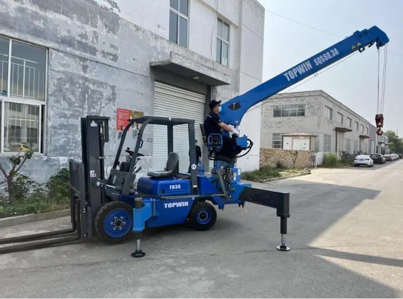 Avantages des grues à chariot élévateur Benefits of forklift cranes